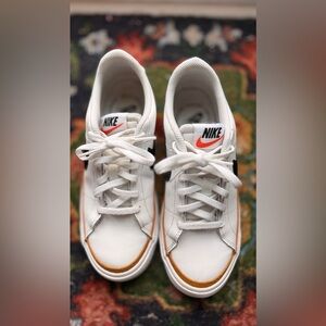 Nike White and Black Athletic Shoes